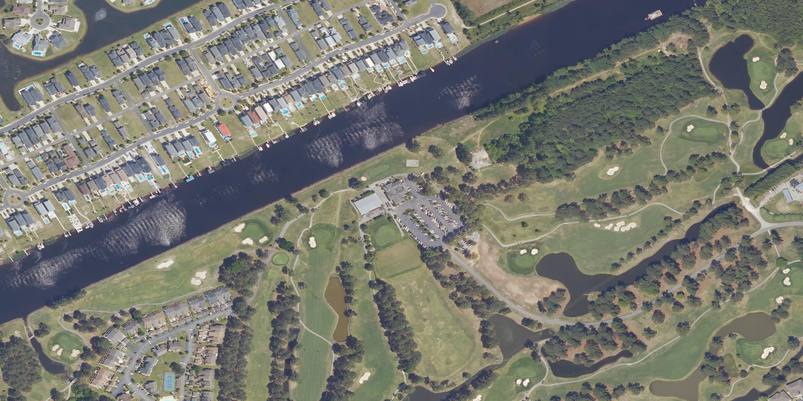 Satellite view of Myrtlewood Golf Club - Pine Hills