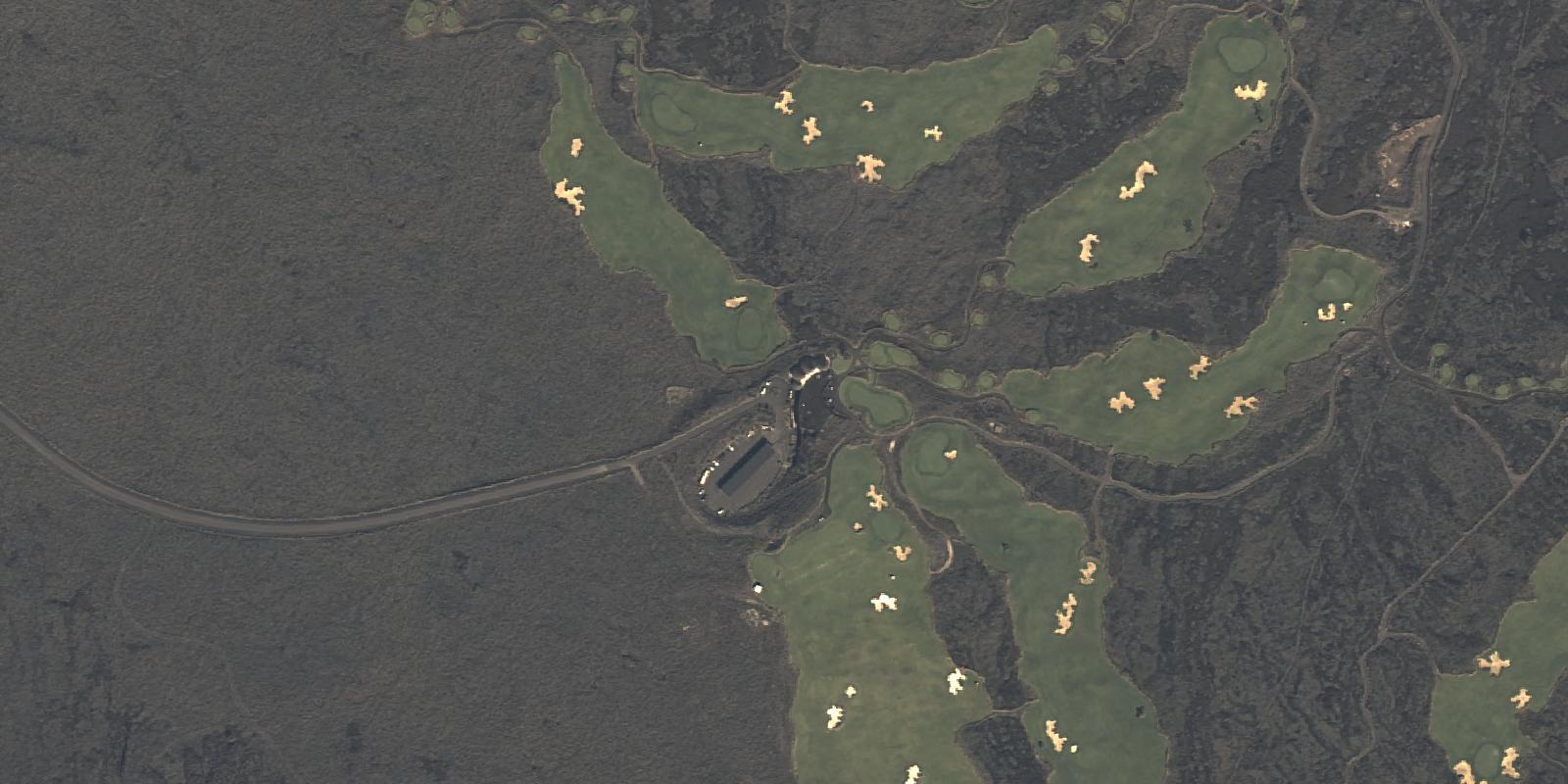 Satellite view of Nanea Golf Club