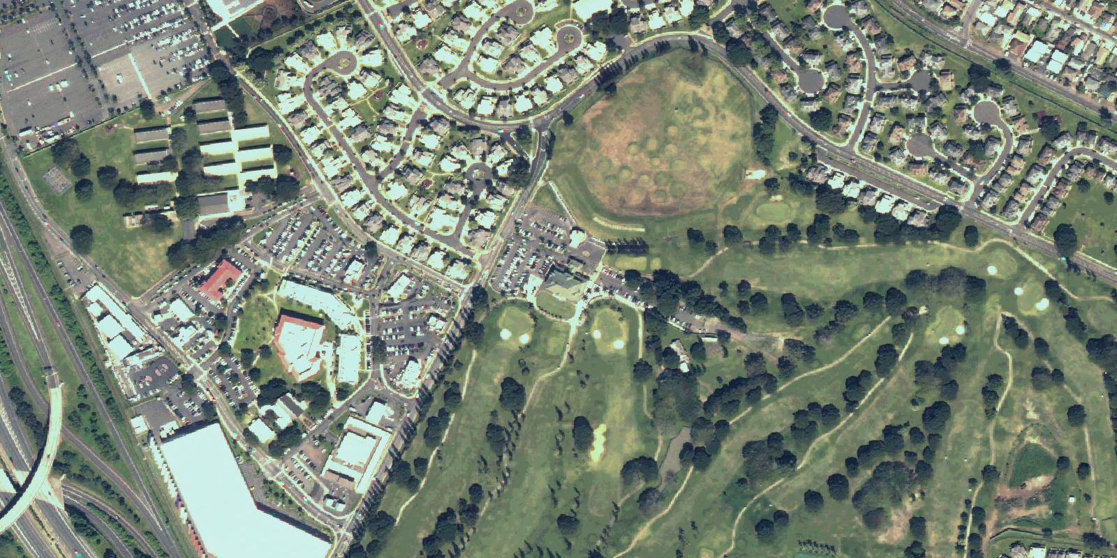 Satellite view of Navy Marine Golf Course