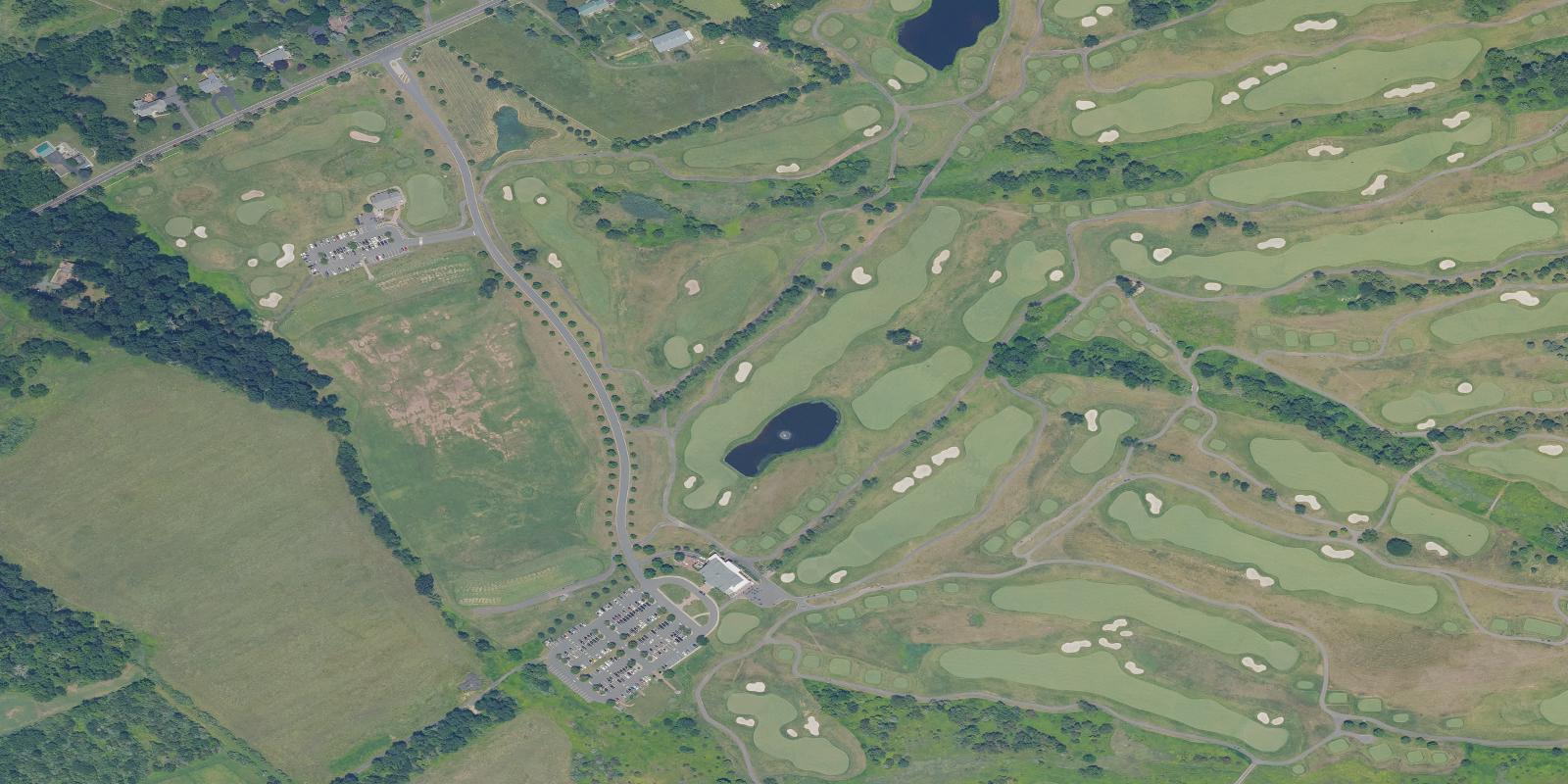 Satellite view of Neshanic Valley Golf Course Meadow Lake Course