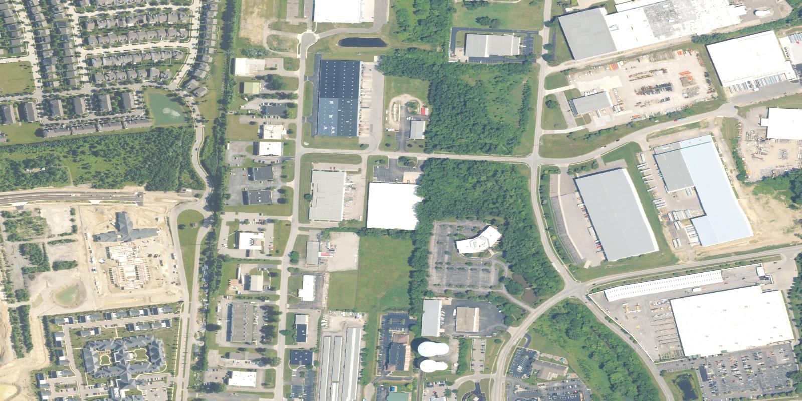 Satellite view of New Albany Links Golf Club