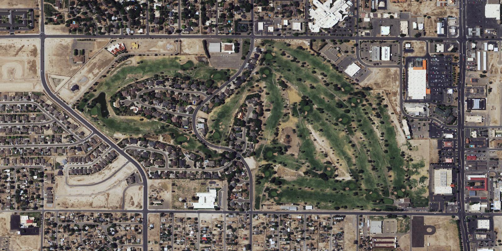 Satellite view of New Mexico Military Institute Golf Course