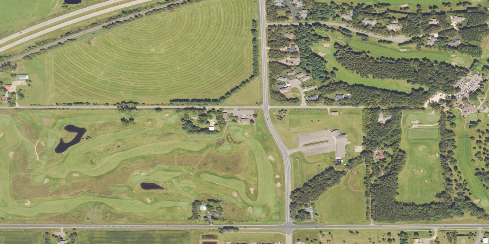 Satellite view of New Richmond Golf Club - Links Course