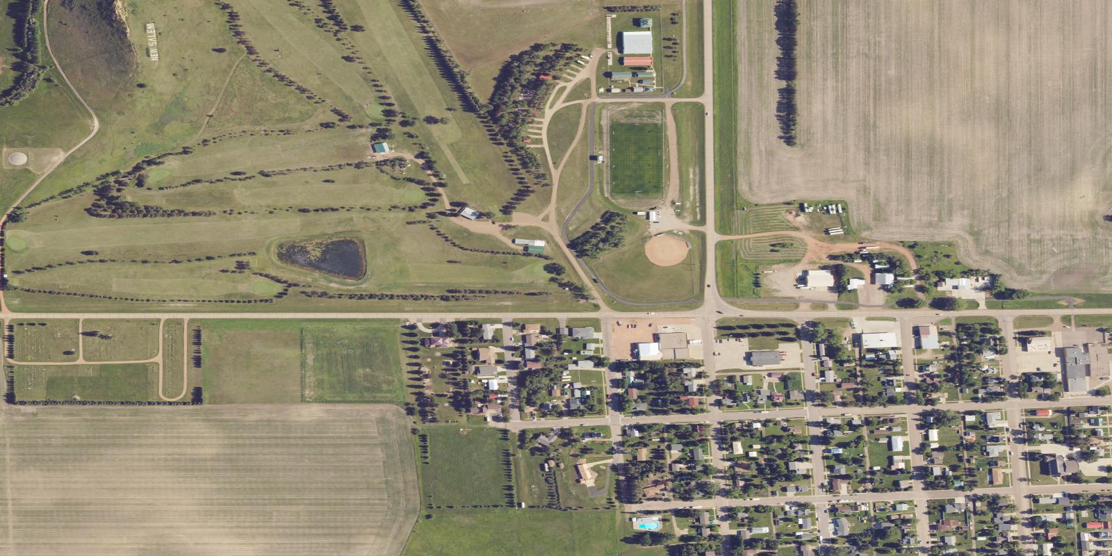 Satellite view of New Salem Golf Course