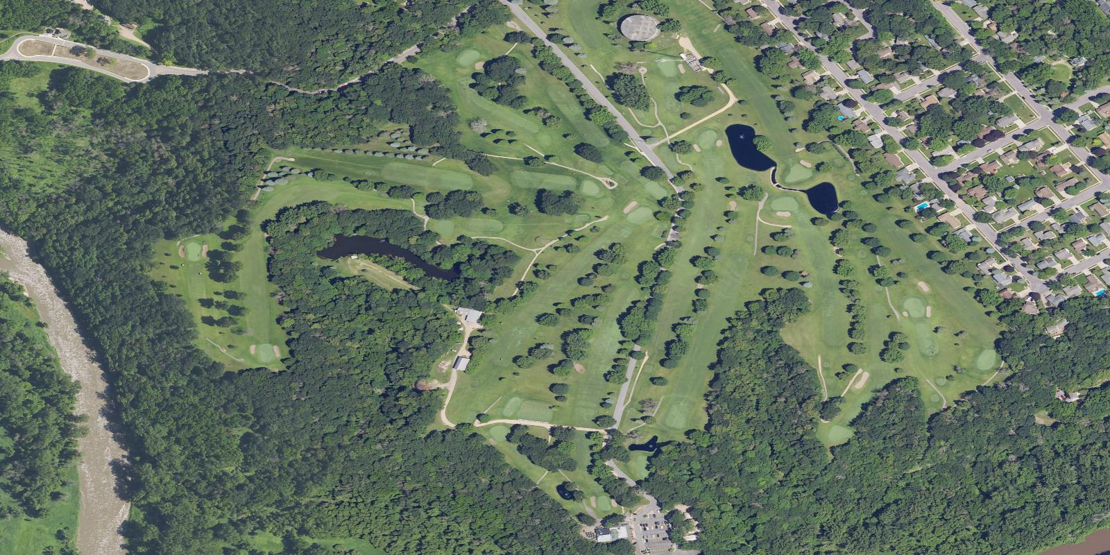 Satellite view of New Ulm Country Club