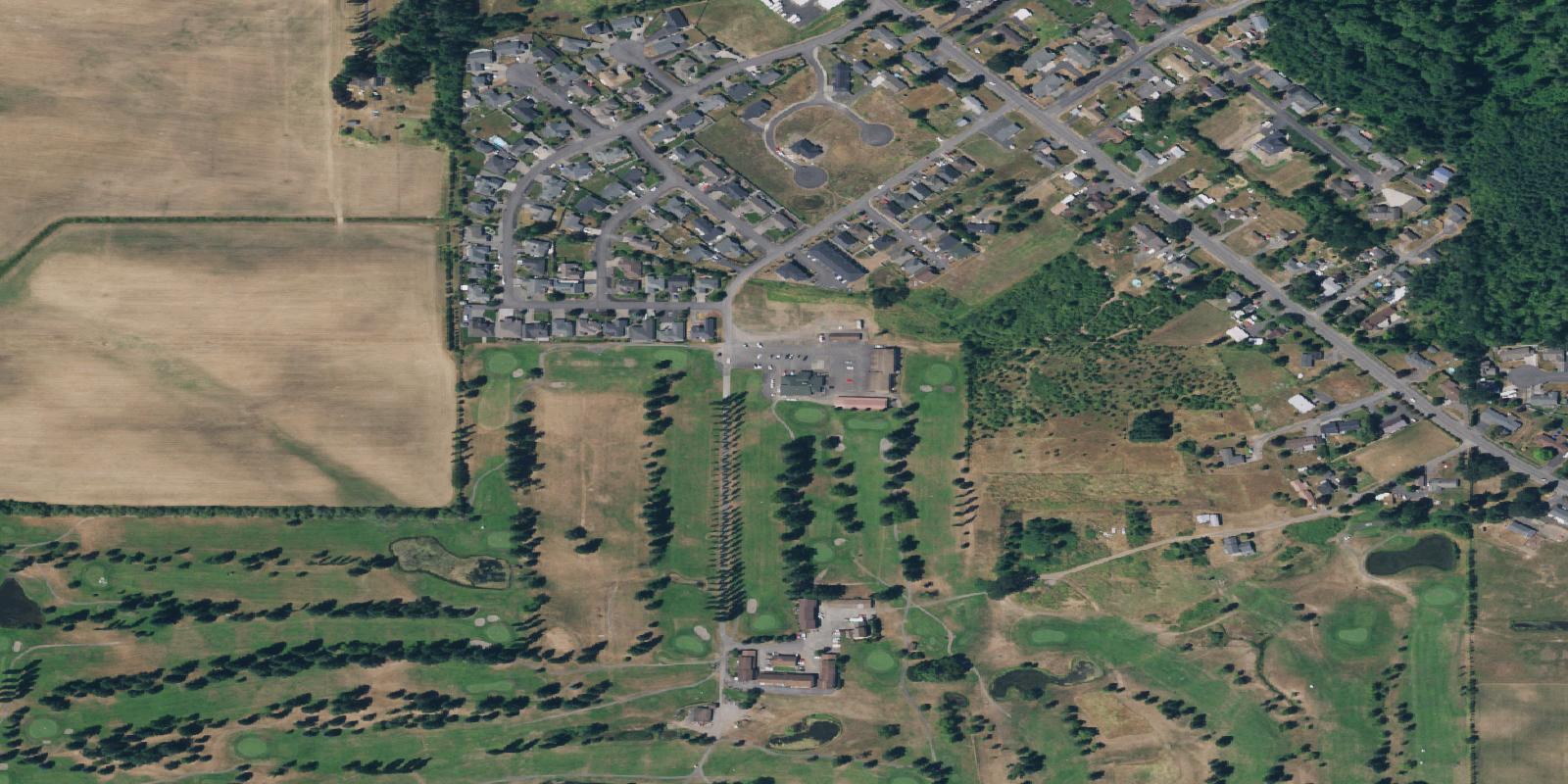 Satellite view of Newaukum Valley Golf Course