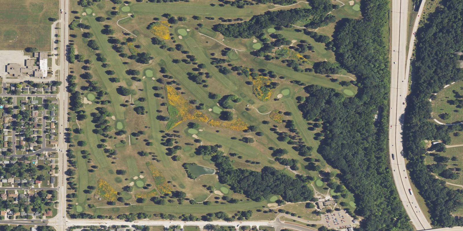 Satellite view of Newman Golf Course