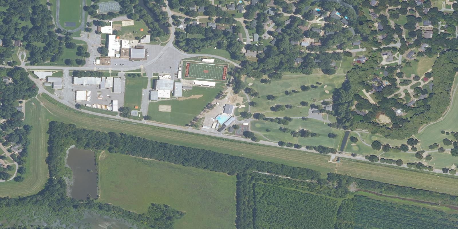 Satellite view of Newport Country Club