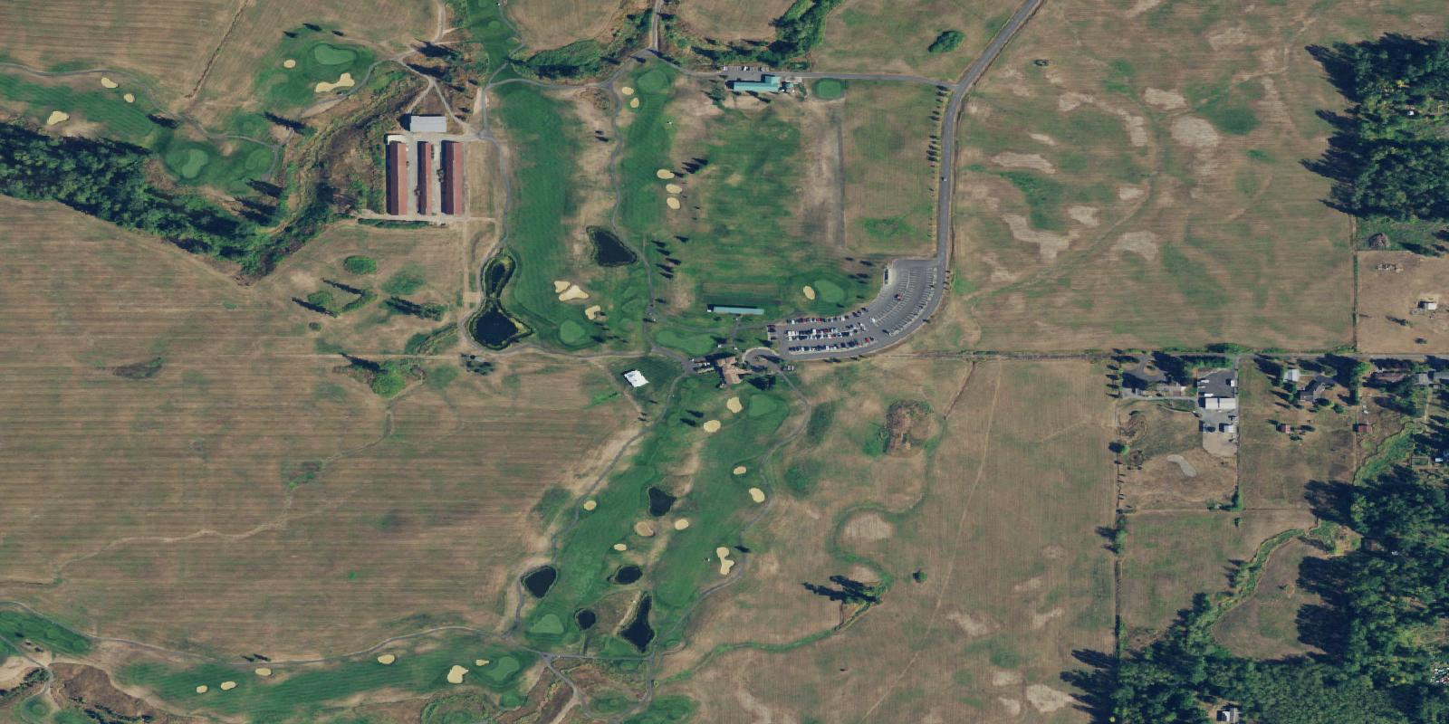 Satellite view of North Bellingham Golf Course