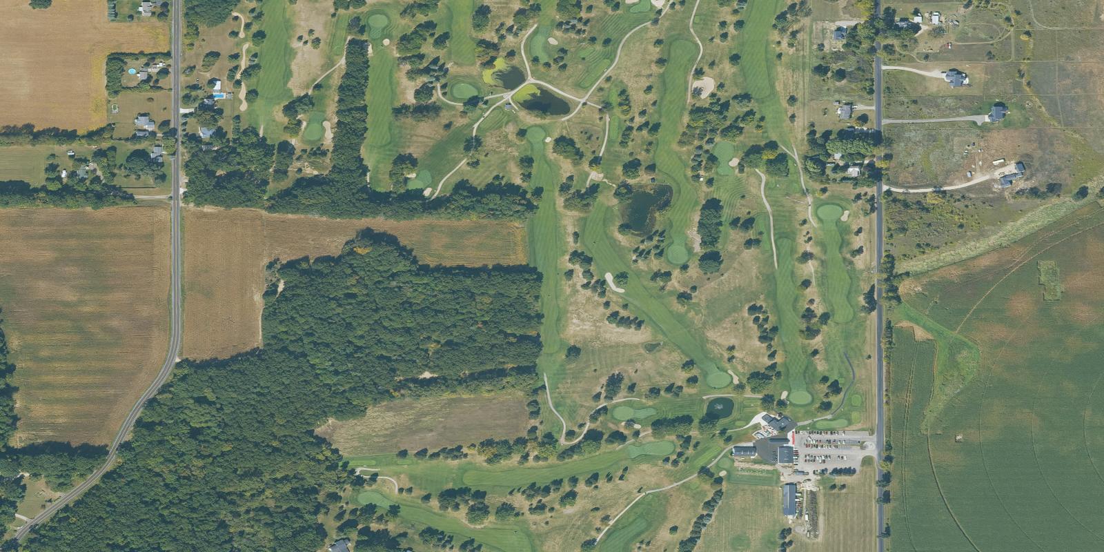 Satellite view of North Kent Golf Course