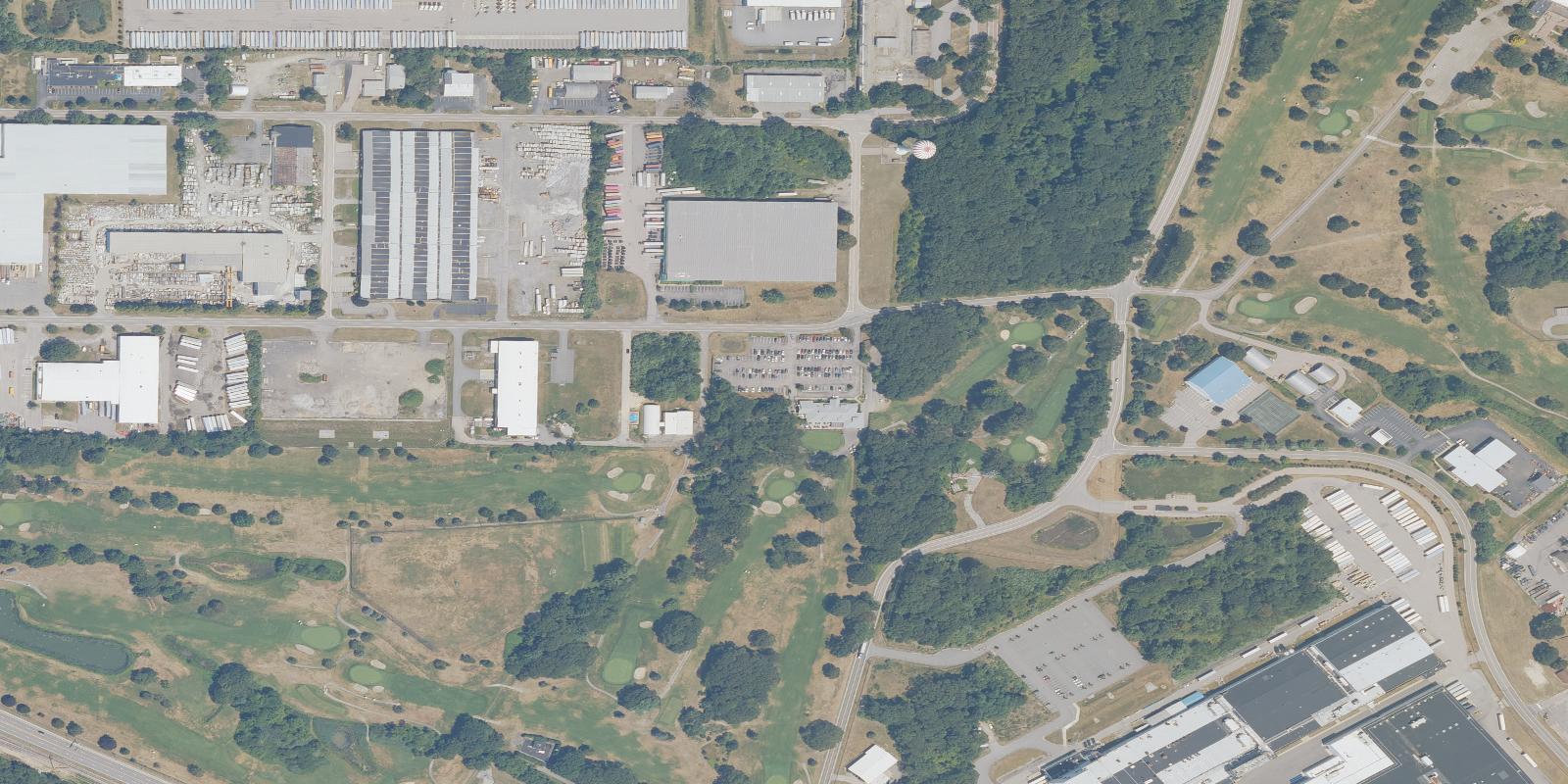 Satellite view of North Kingstown Golf Course