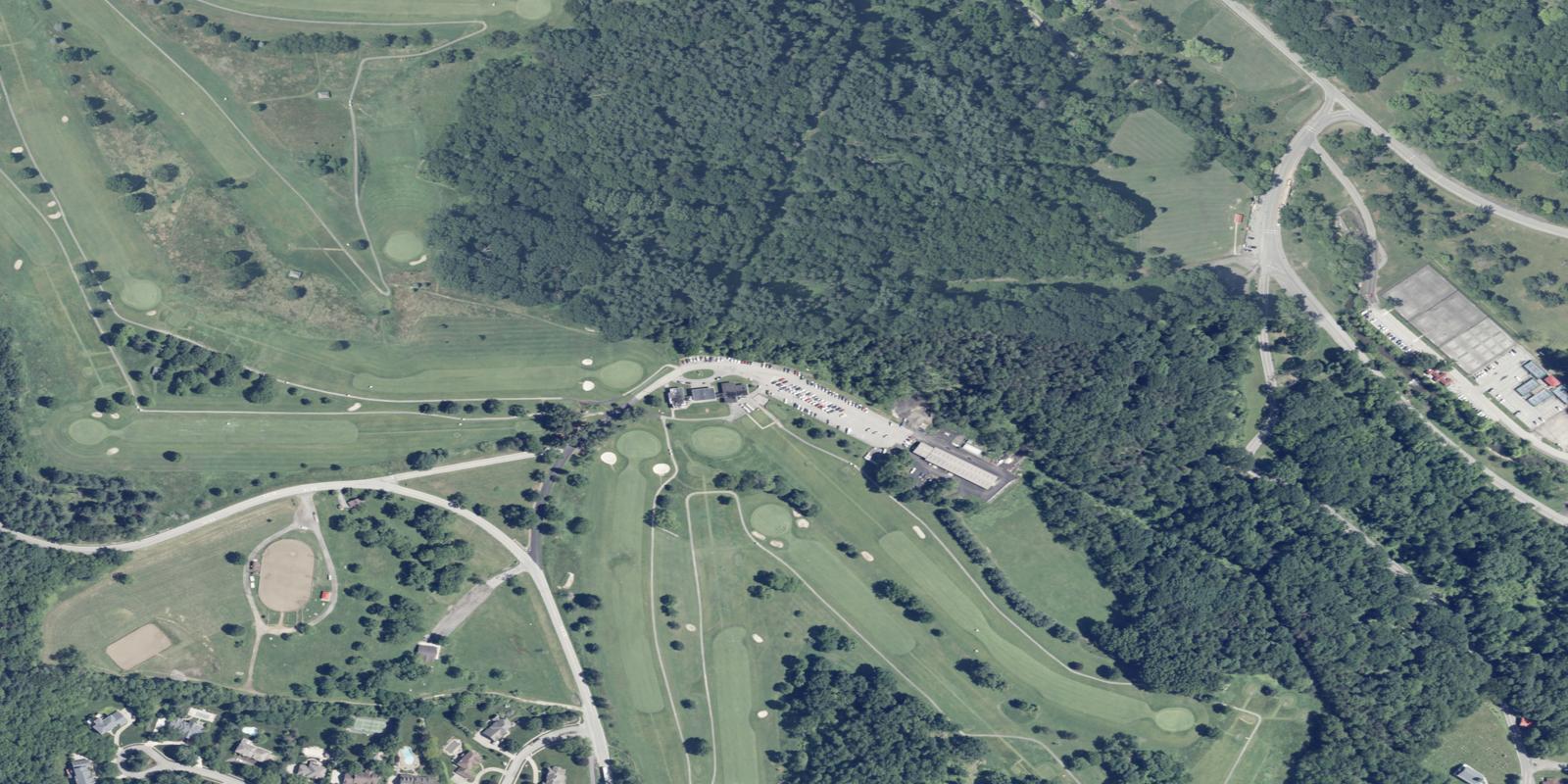 Satellite view of North Park Golf Course