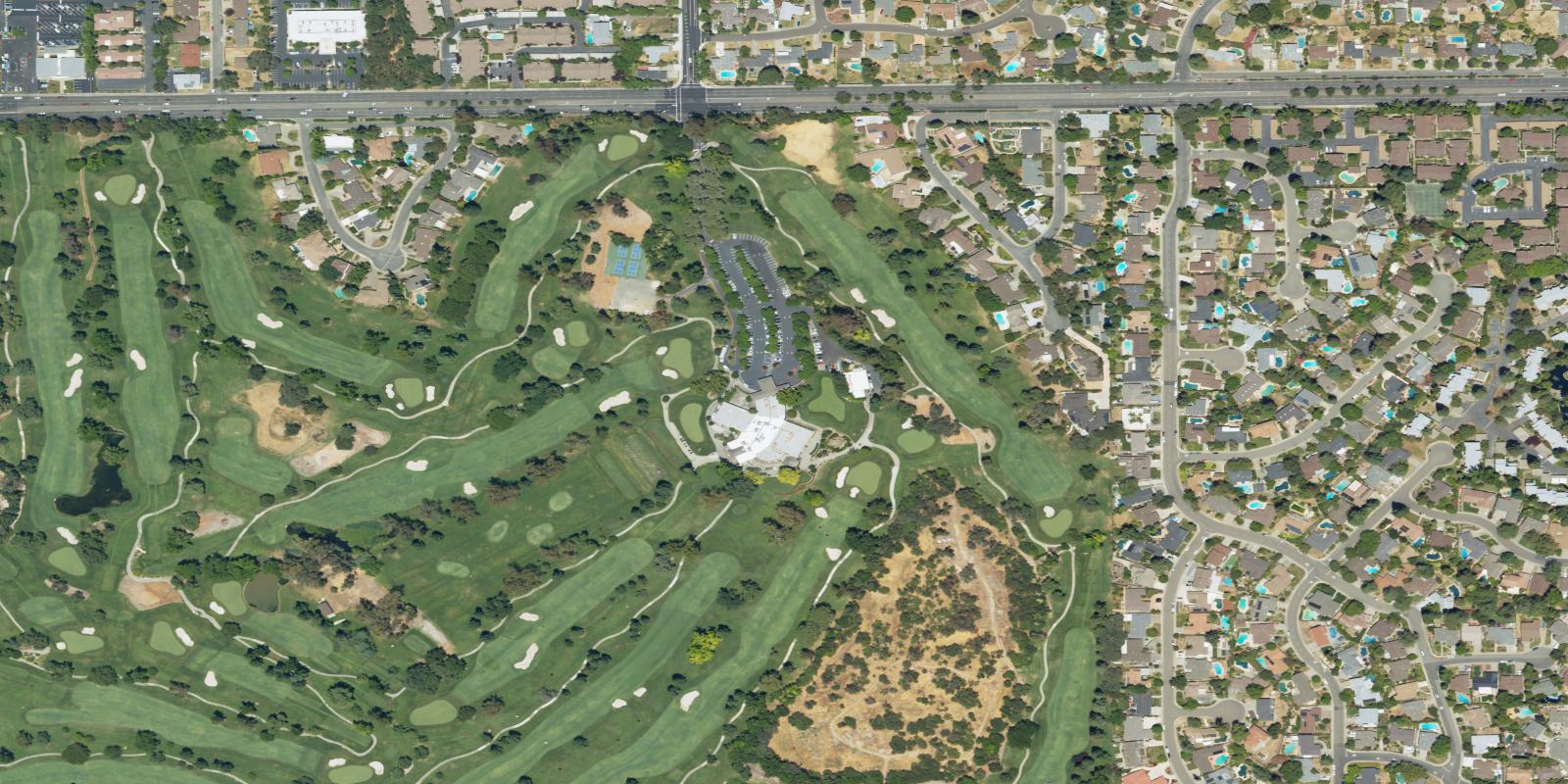 Satellite view of North Ridge Country Club