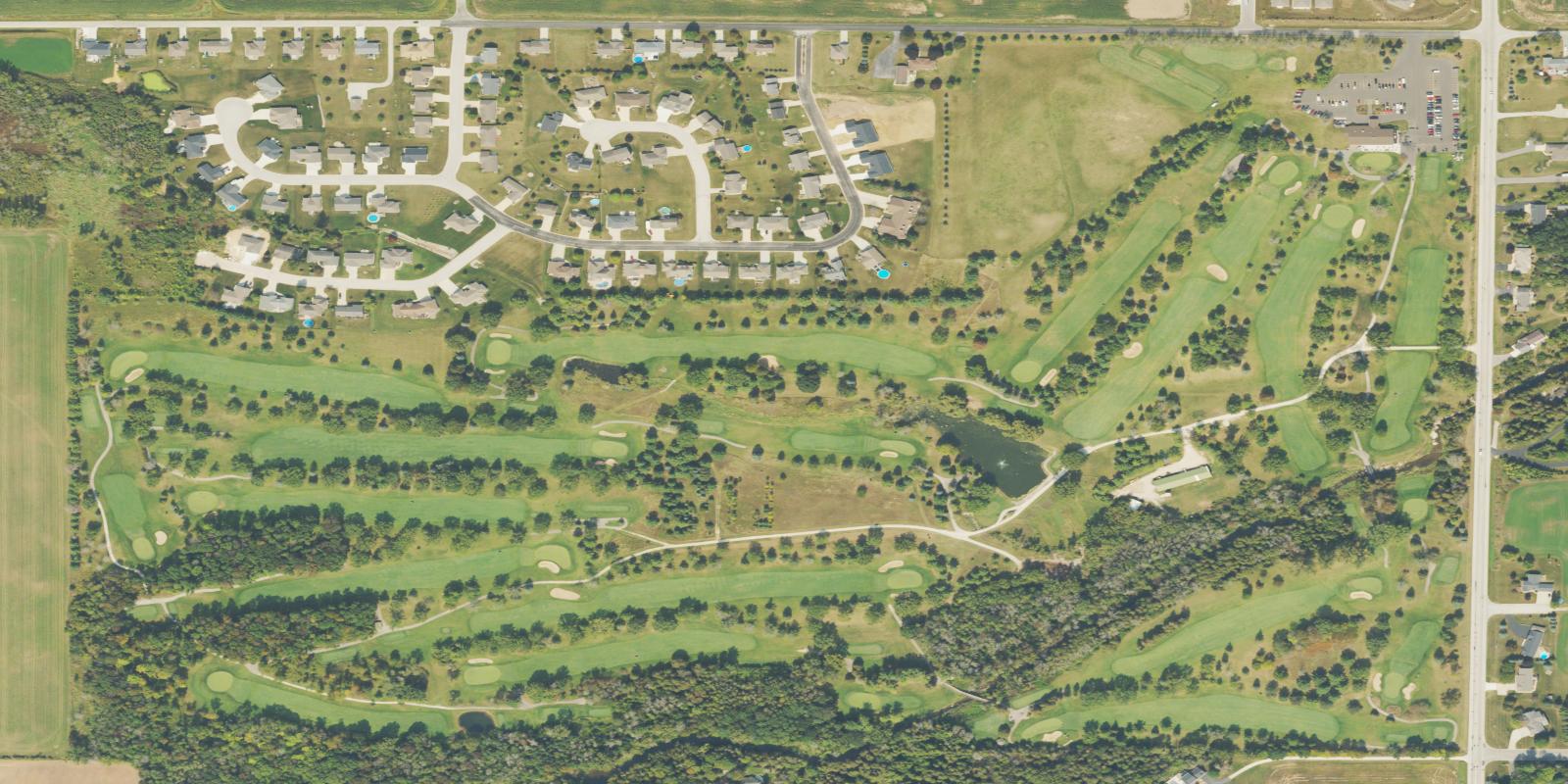 Satellite view of Northbrook Country Club