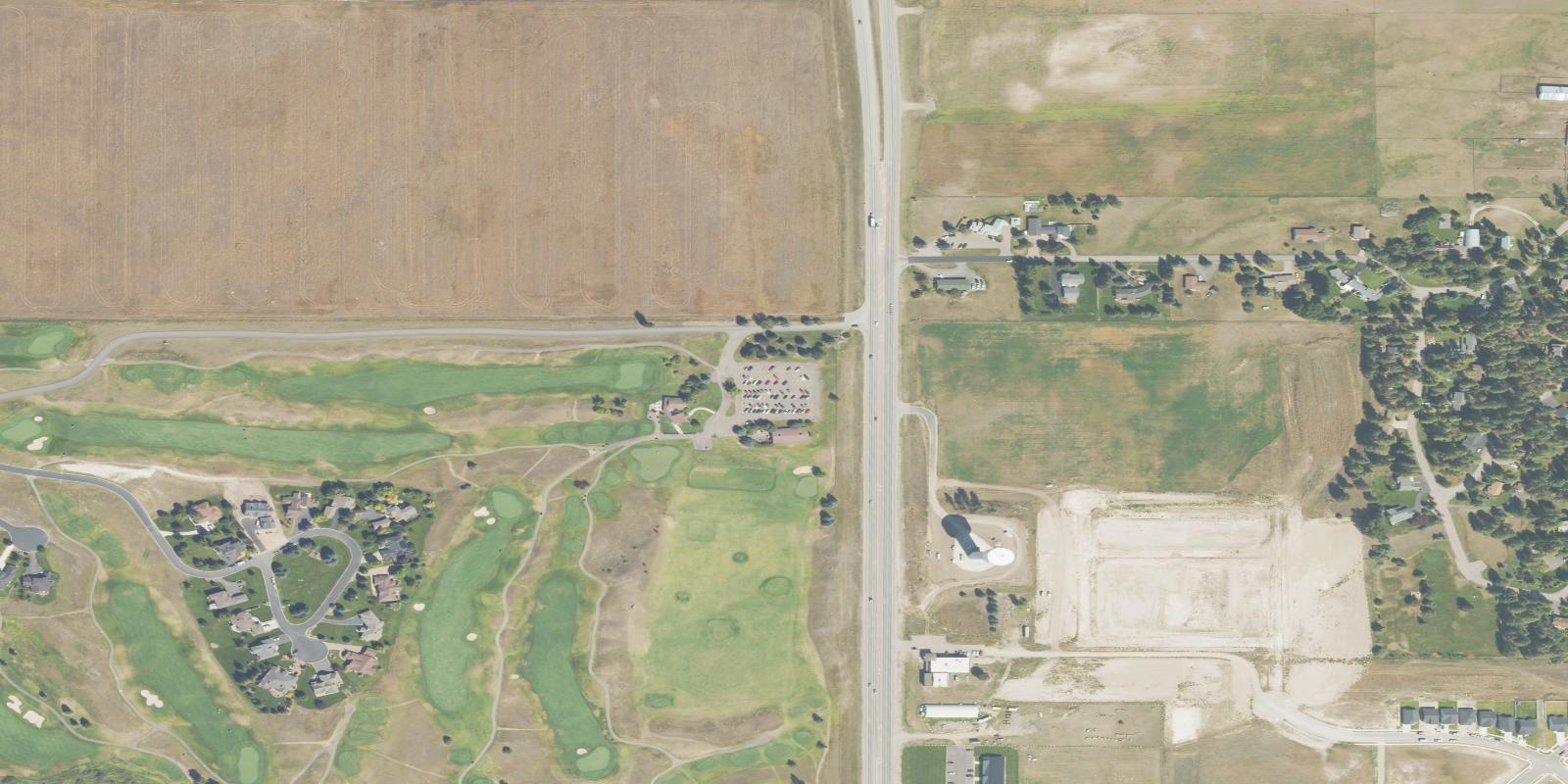 Satellite view of Northern Pines Golf Club
