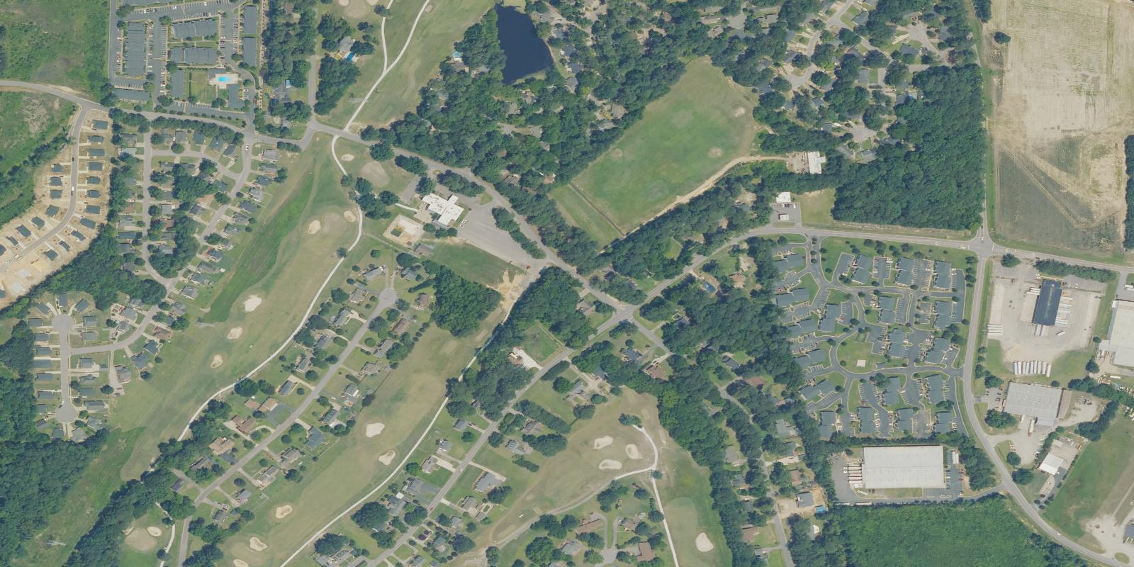 Satellite view of Northgreen Country Club