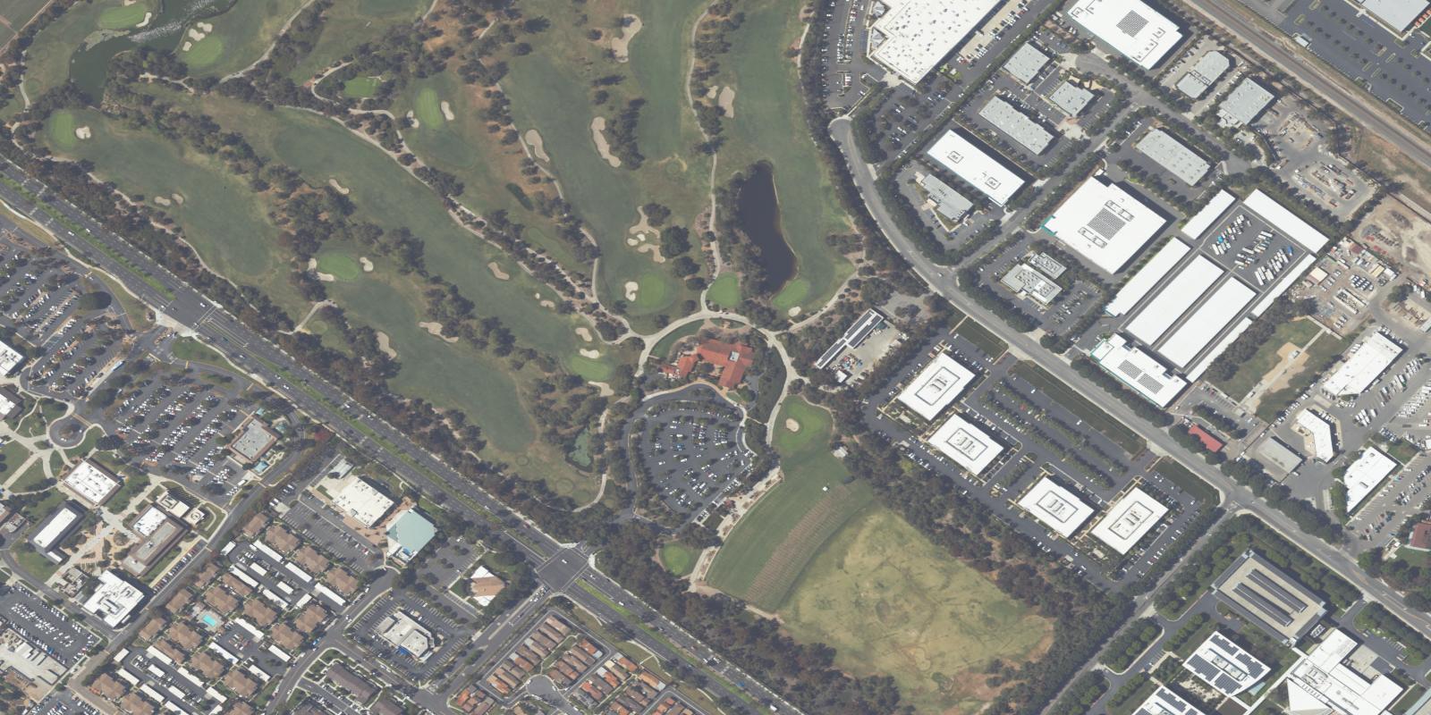 Satellite view of Oak Creek Golf Course