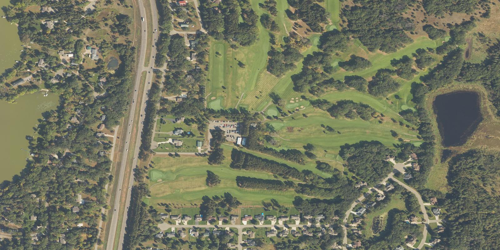 Satellite view of Oak Hill Golf Club