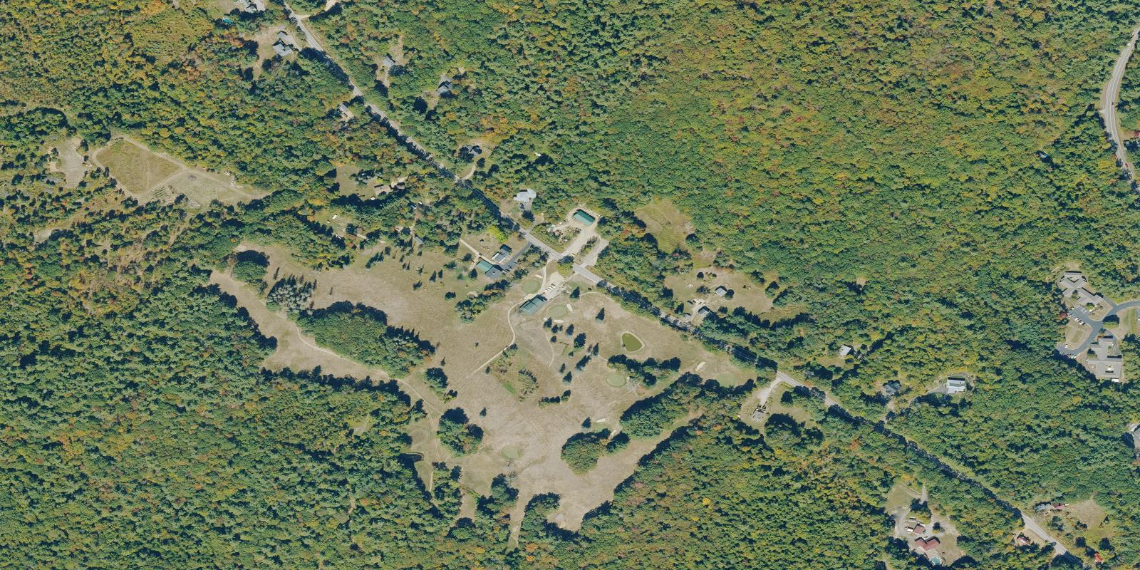 Satellite view of Oak Hill Golf Course