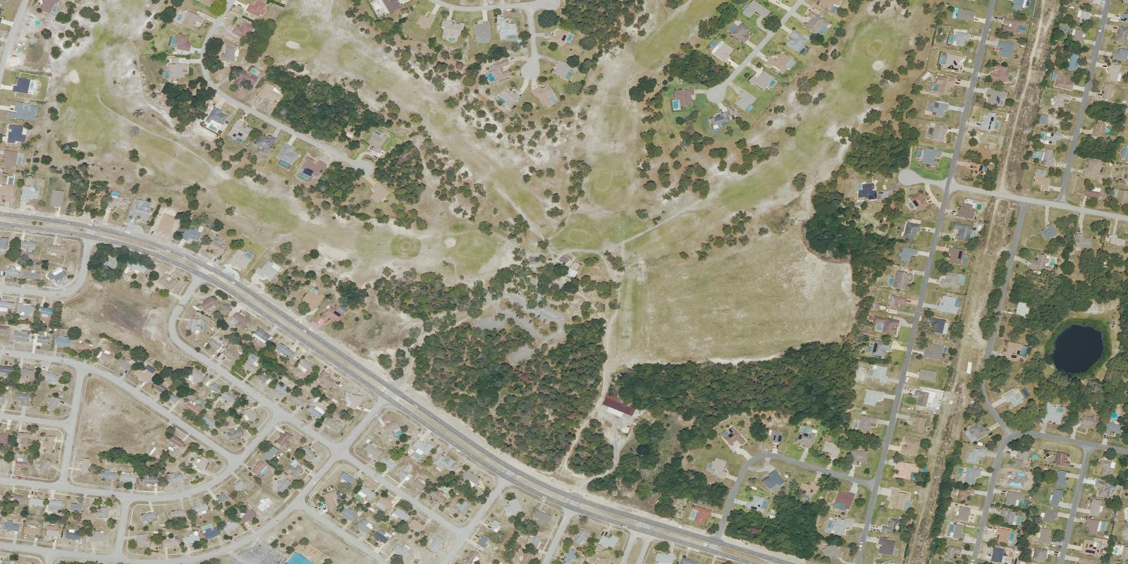 Satellite view of Oak Hill