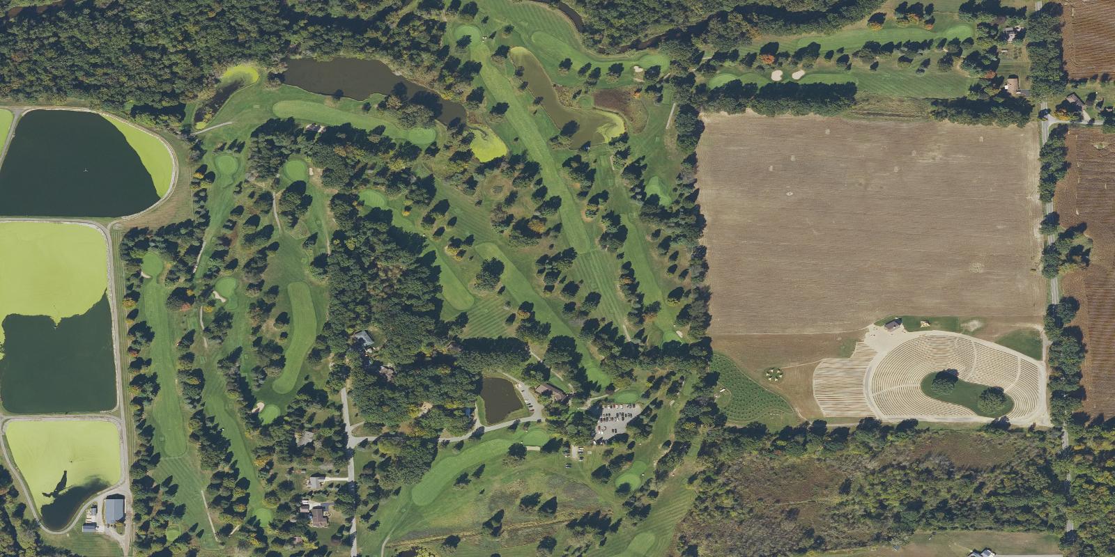Satellite view of Oak Lane Golf Club