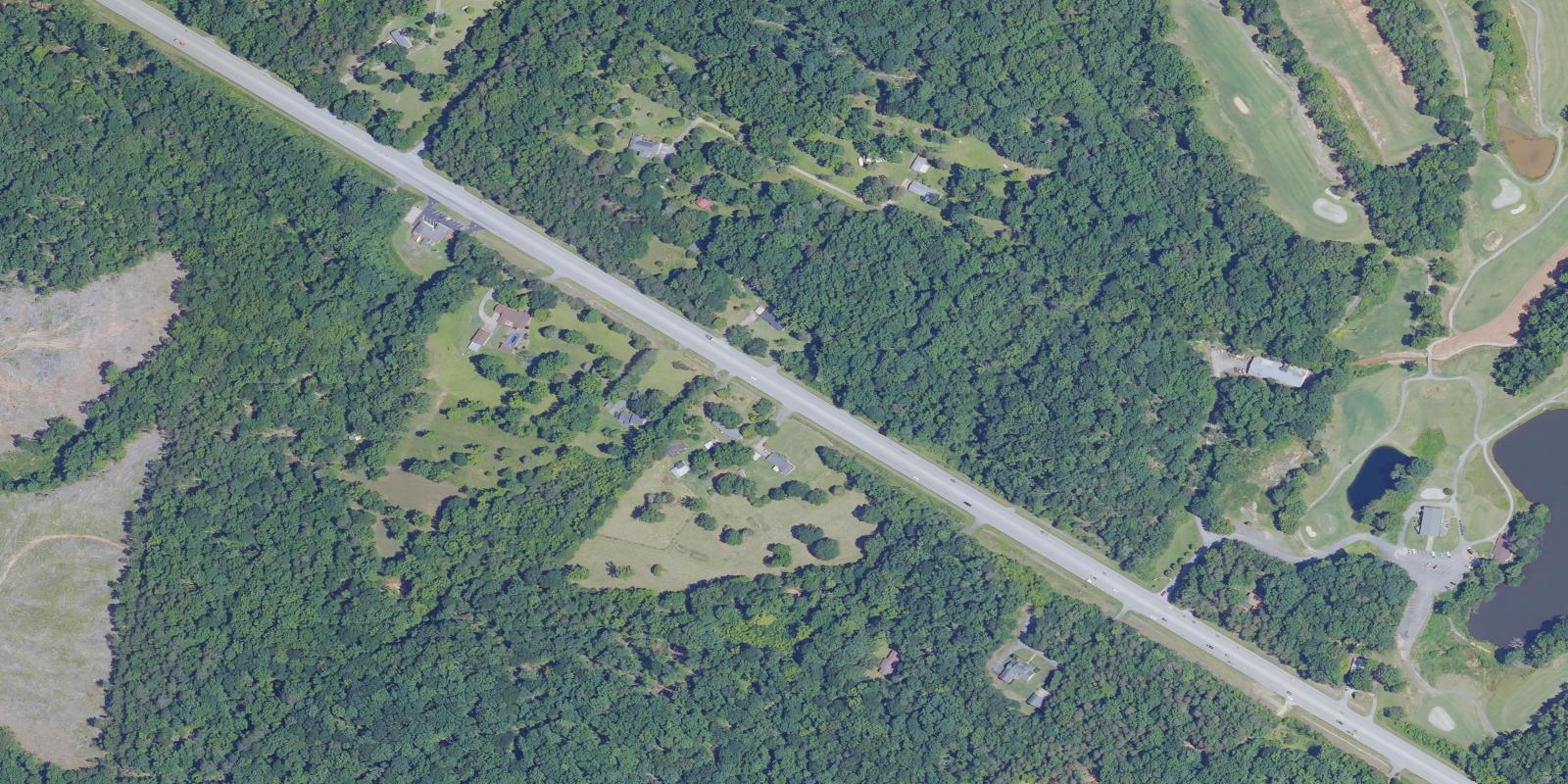 Satellite view of Oak Ridge Country Club