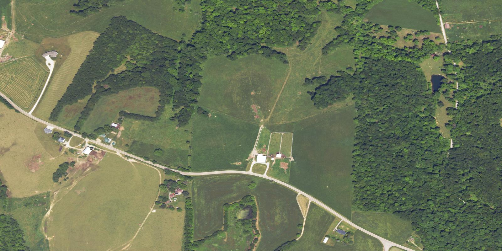 Satellite view of Oak Shadows Golf Club