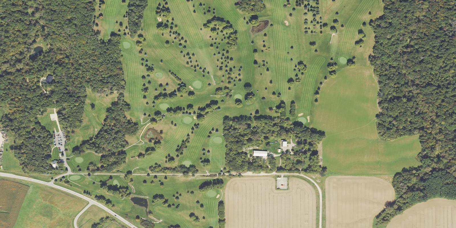 Satellite view of Oak Summit Golf Course