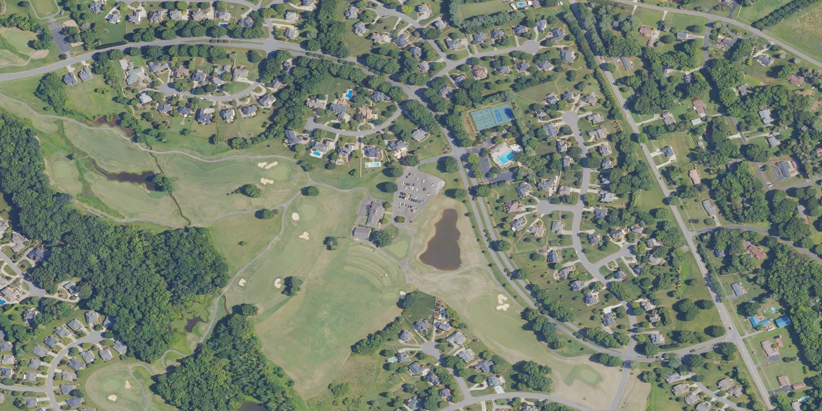 Satellite view of Oak Valley Golf Club