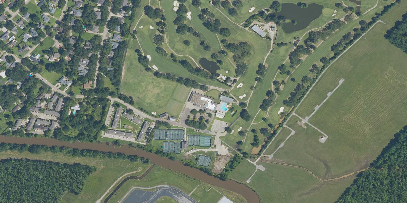 Satellite view of Oakbourne Country Club