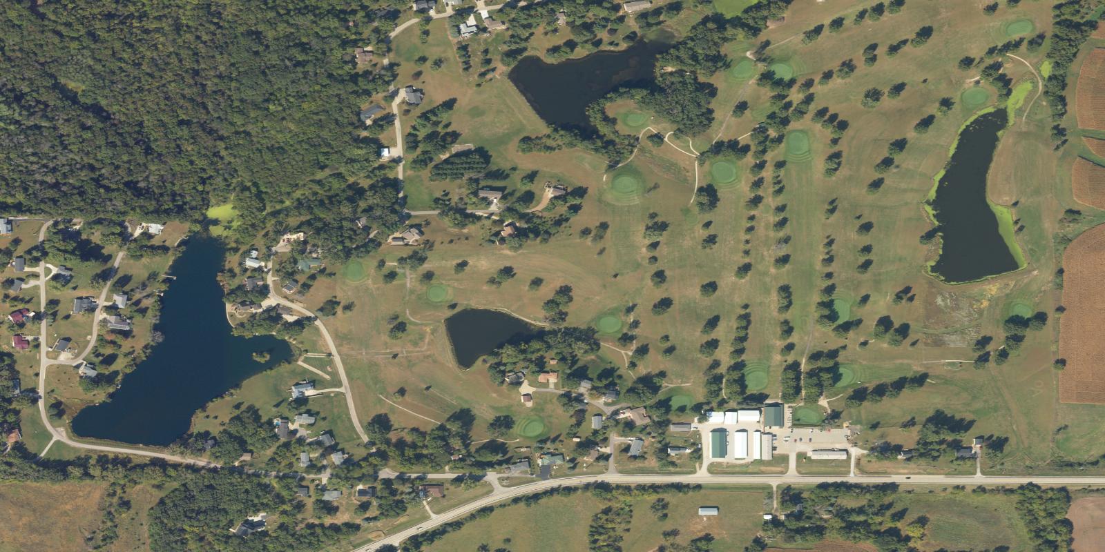 Satellite view of Oakland Acres