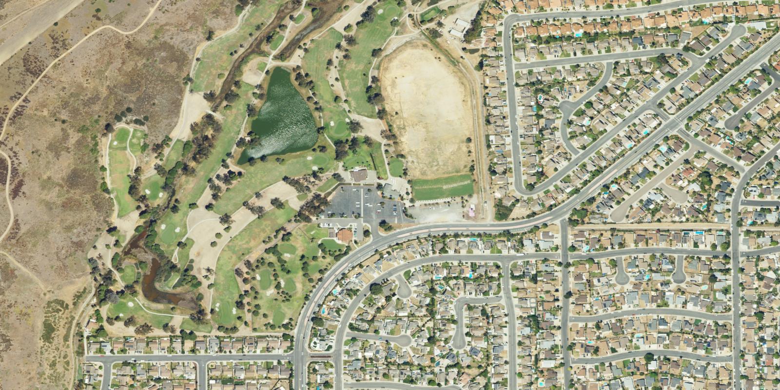Satellite view of Oceanside Golf Course