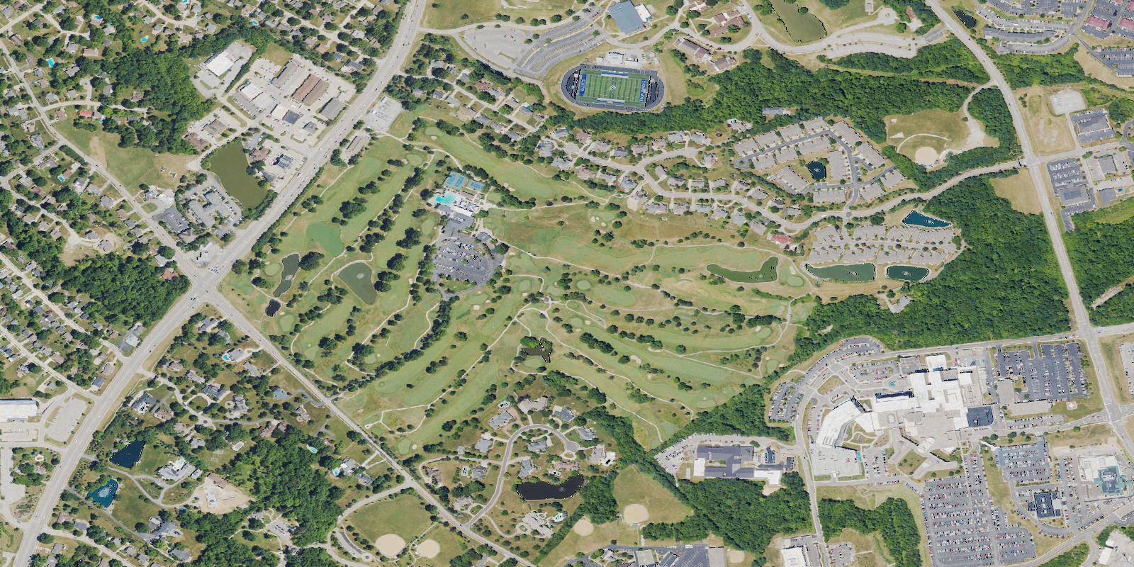 Satellite view of Off Par Golf & Social - Crestview Hills