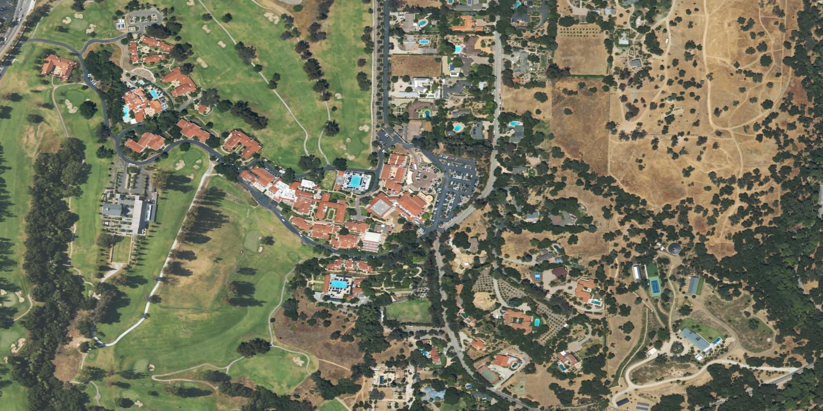 Satellite view of Ojai Valley Inn