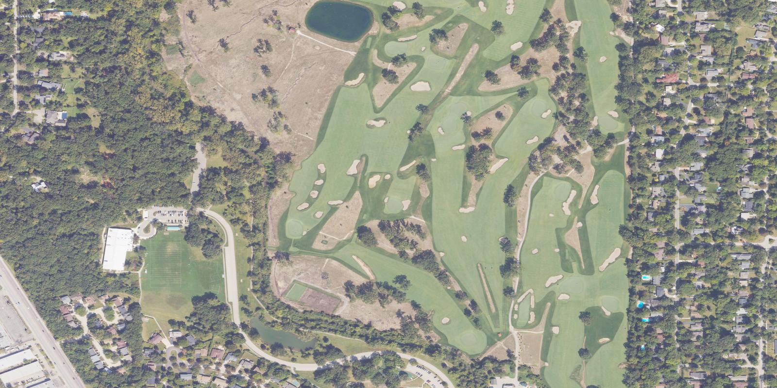 Satellite view of Old Elm Club