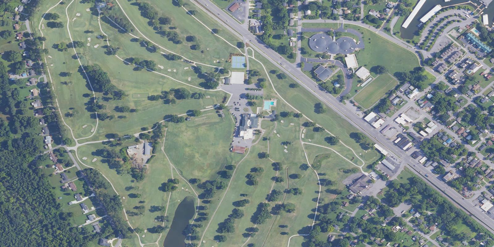 Satellite view of Old Hickory Country Club