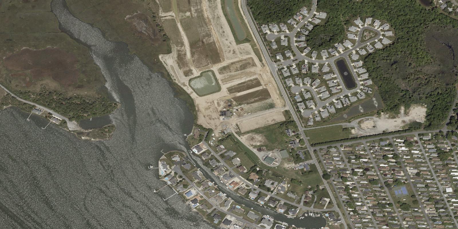 Satellite view of Old Landing Golf Course