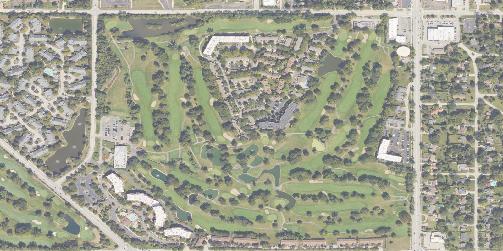 Satellite view of Old Orchard Country Club