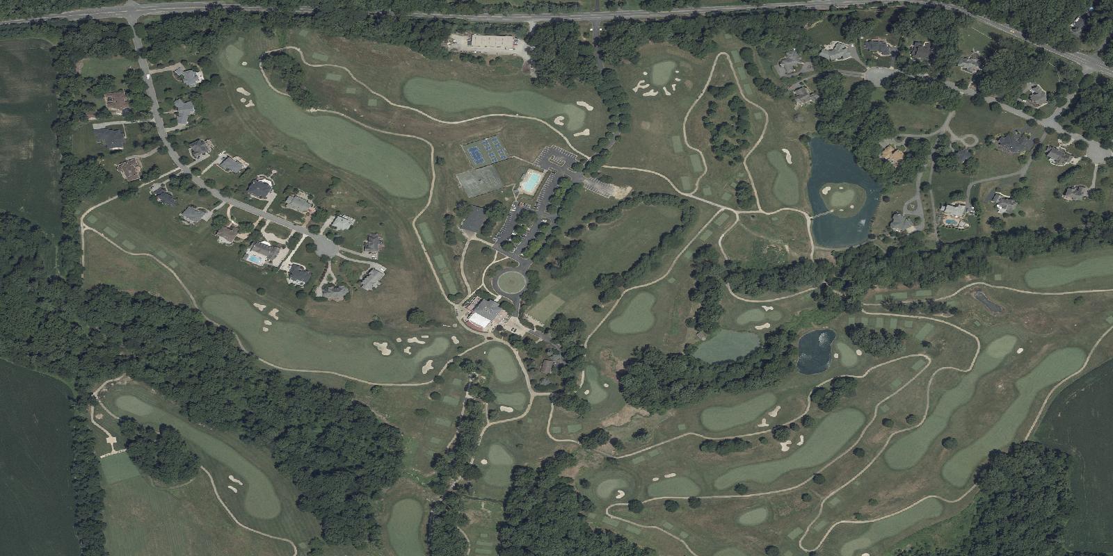 Satellite view of Old South Country Club