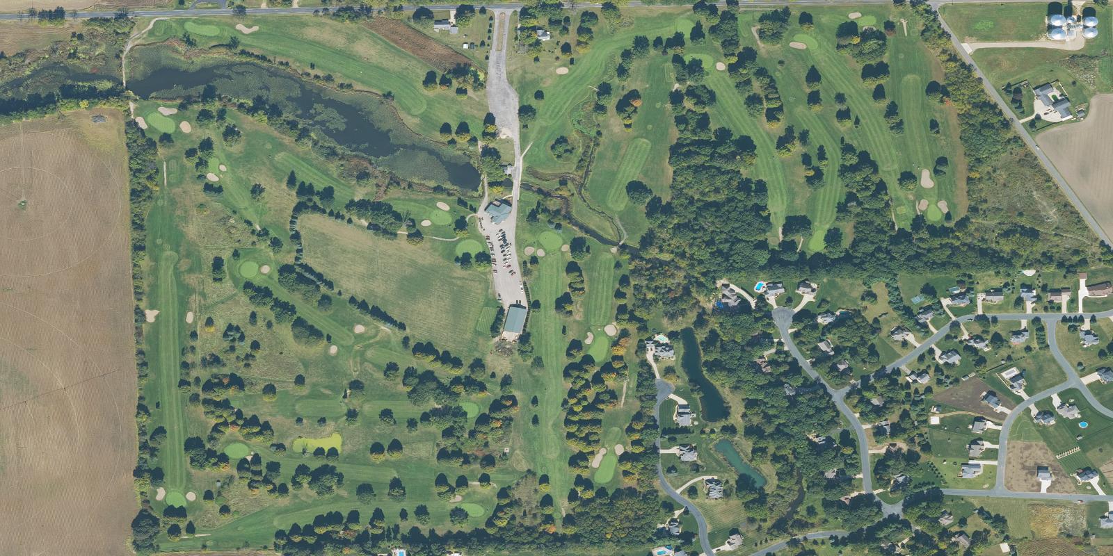 Satellite view of Olde Mill Golf Club
