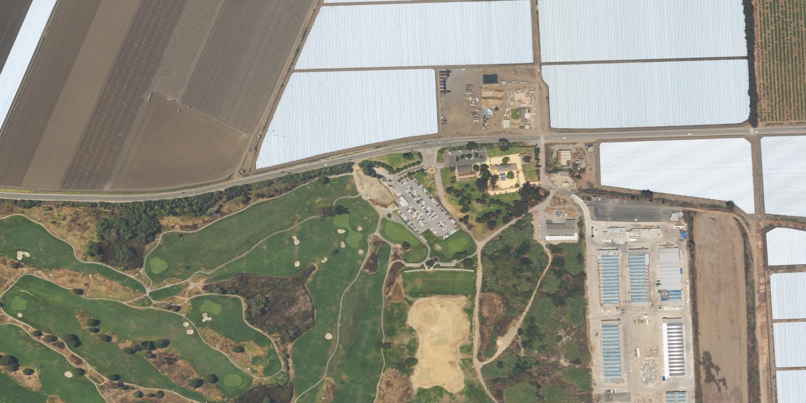 Satellite view of Olivas Links Golf Course