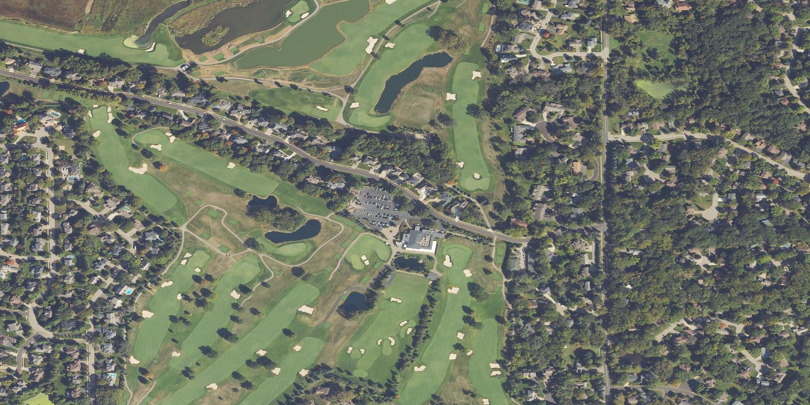 Satellite view of Olympic Hills Country Club