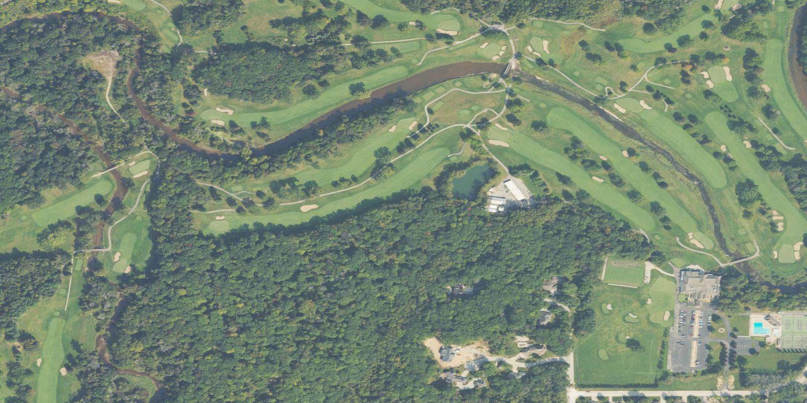 Satellite view of Oneida Golf & Country Club