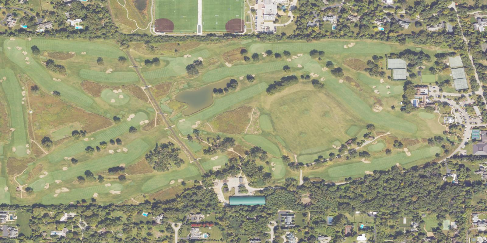 Satellite view of Onwentsia Club