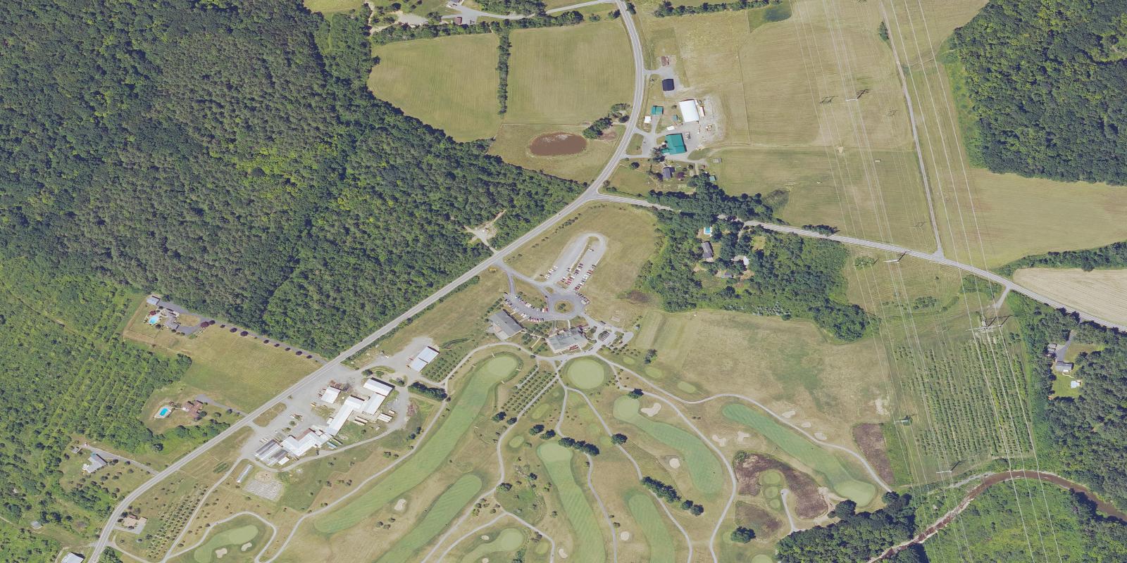 Satellite view of Orchard Creek Public Golf Club