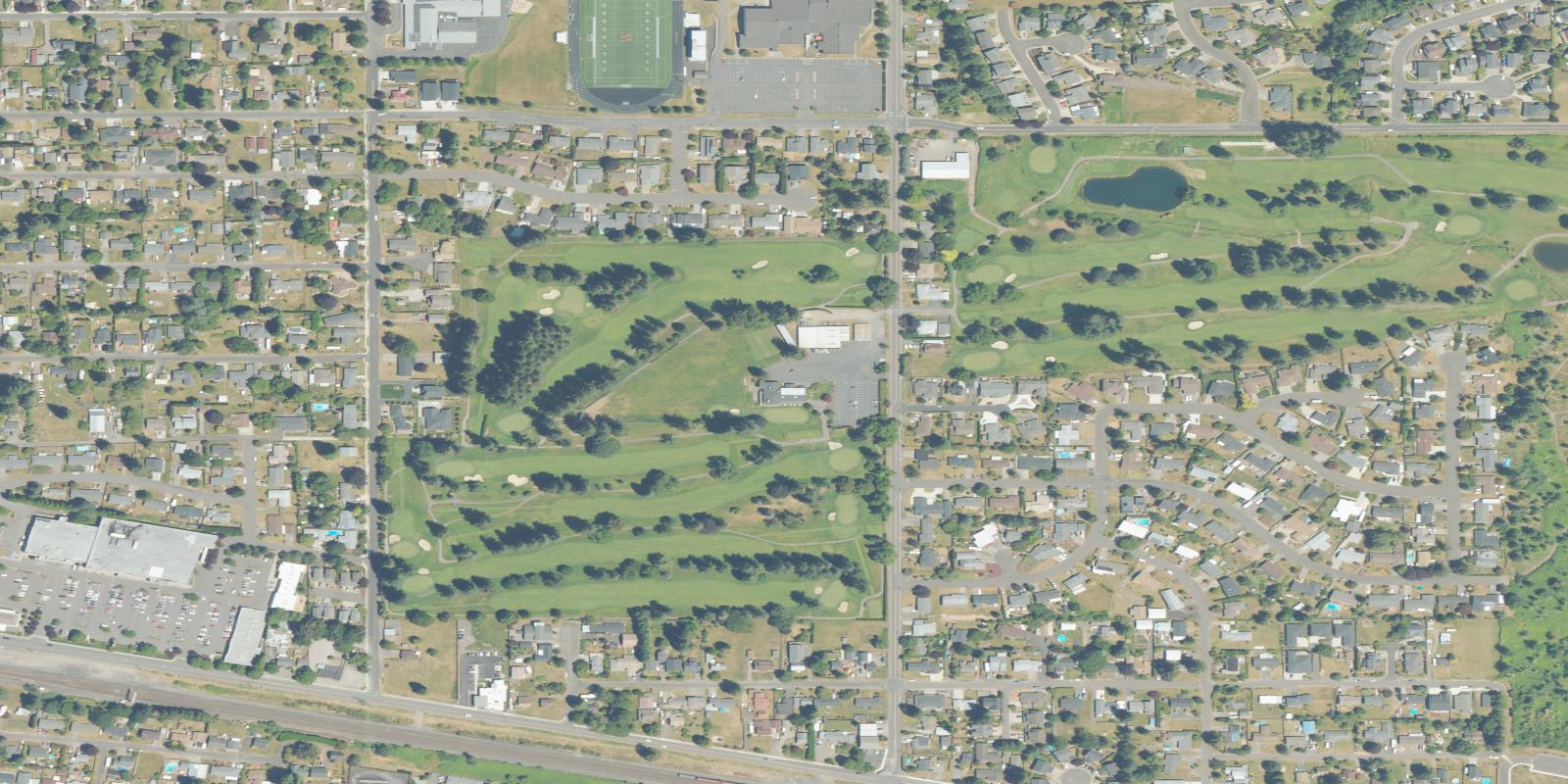 Satellite view of Orchard Hills Country Club