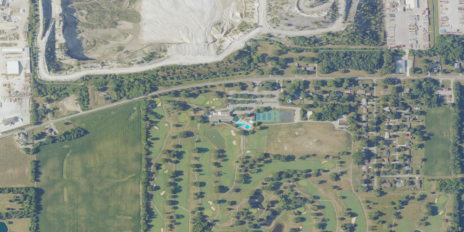 Satellite view of Orchard Ridge Country Club