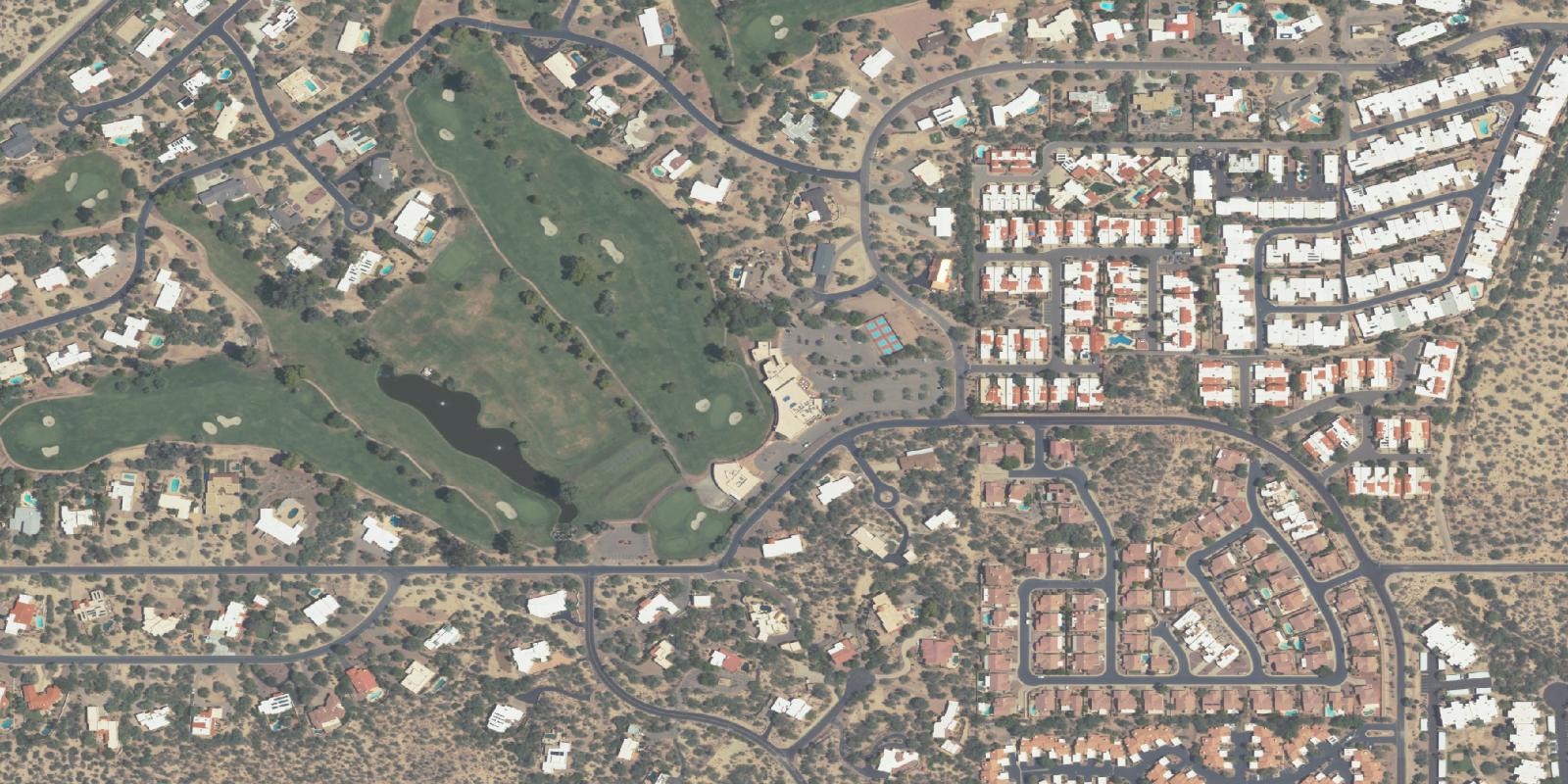 Satellite view of Oro Valley Country Club