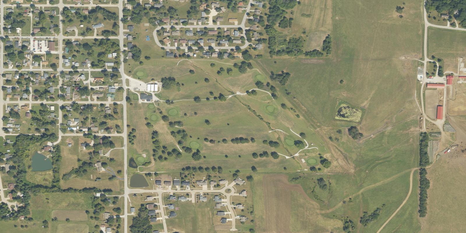 Satellite view of Osceola Municipal Golf Course