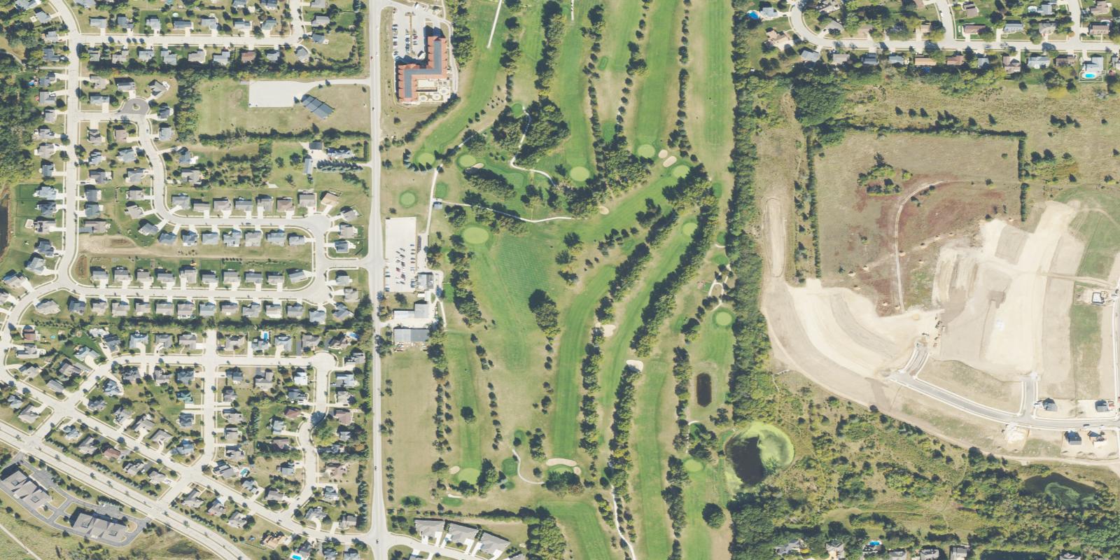 Satellite view of Paganica Golf Course